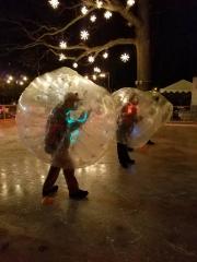 Recess Cleveland hosting Bubble Soccer On Ice at Wade Oval Ice Rink