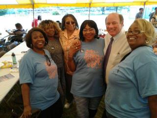 Pride Area Community Council Senior with the Detroit's Mayor Mike Duggan 