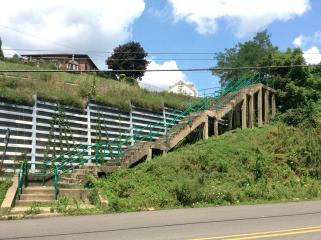 The Stanton Heights Steps -- "before" image.
