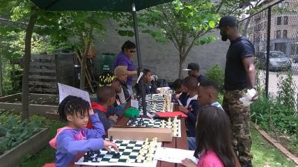 Chess in the Garden