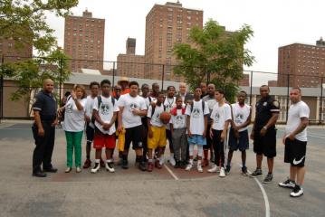 July 9th Bringing the Peace in Drew Park with NCO's and  some BBall