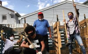 Building Compost System with New Americans