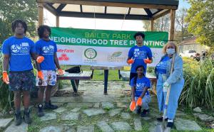 Tree Planting at Bailey Park with Greening of Detroit
