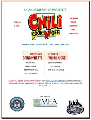 Enter in your best chili for UCAN Chili Cook-Off