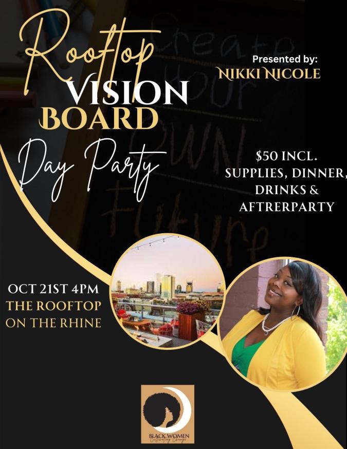 Rooftop Vision Board Party and Mental Health Mixer after party
