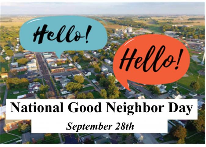 National Good Neighbor Day 2021